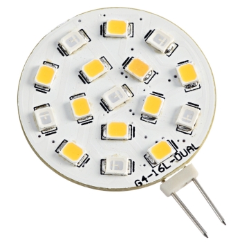 Lampadina LED SMD bianco rosso 24V 