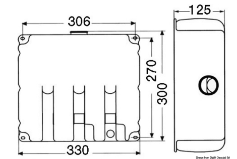Lavavetri 9,7 l 2 pompe 12 V 