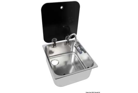 Lavello ad incasso con coperchio 