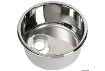 Lavello inox tondo 330 x 180 mm 