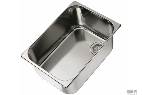 Lavello rettangolare 330x240mm inox 18/8