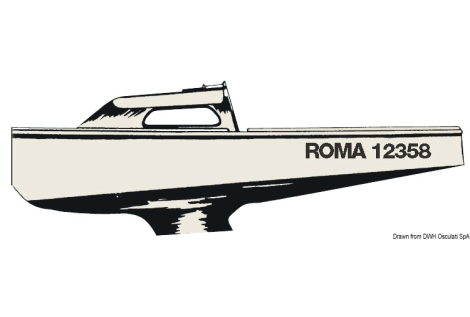 Lettere bianche F 20 cm 