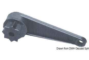 Leva innesto winch in composito 