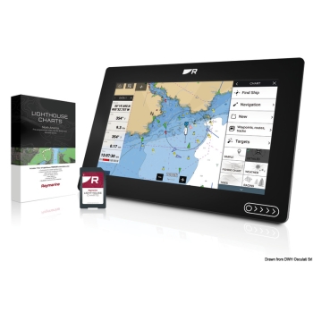 Lighthouse chart cart. Raymarine Mediterraneo 