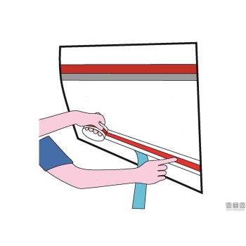 Linea gall psp 10m h20mm azzurro 