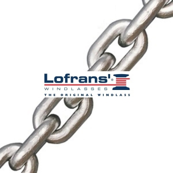 Lofrans' Catena Zincata Calibrata, ISO 4565 /DIN 766, G40, diametro 8mm, 50m Pack