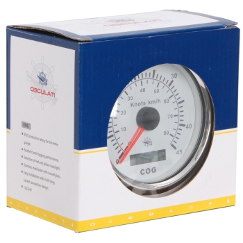 Log con bussola GPS bianco/lucida 