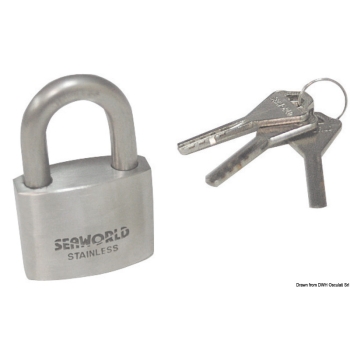 Lucchetto inox arco 40 mm 