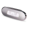 Luce Cortesia a Led Oblong Luce a 30° Bianca Cover in Acciaio Satinato