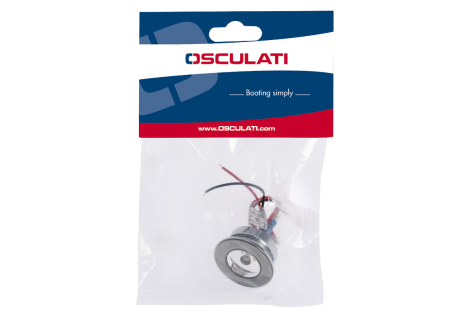 Luce cortesia a LED tonda blu 