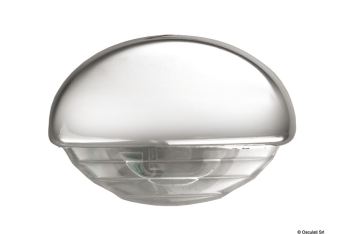 Luce cortesia ad incasso cromata LED bianco 
