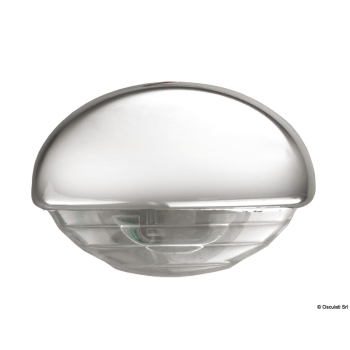 Luce cortesia ad incasso cromata LED blu 