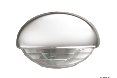 Luce cortesia ad incasso cromata LED blu 