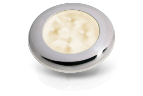 LUCE CORTESIA BIANCO CALDO-INOX 12V