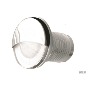 Luce cortesia led 12v round inox bianca