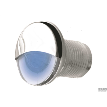 Luce cortesia led 12v round inox bianca