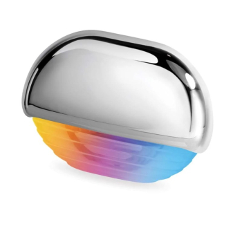 Luce cortesia rgb - acciaio inox