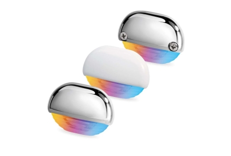 Luce cortesia rgb - plastica bianca