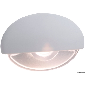 Luce cortesia Steeplight cromata LED blu 