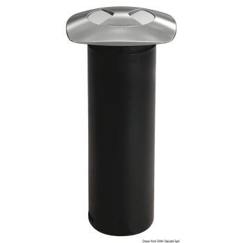 Luce da tavolo Aurora Compact ghiera tonda SS 