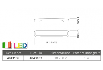 LUCE DI CORTESIA BIANCA TAB SSR 1