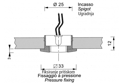 Luce di Cortesia Circinus-QB LED