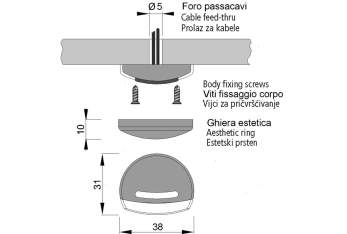Luce di Cortesia Eletra-T LED