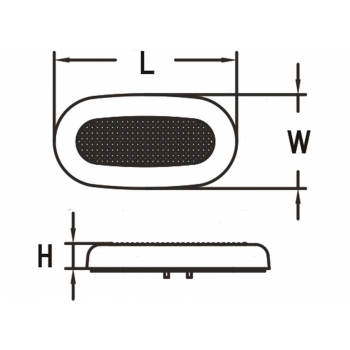 Luce di Cortesia LED-12V Flat