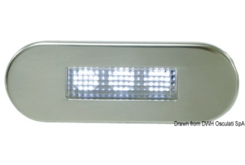 Luce di cortesia LED da incasso - frontale-13.180.01