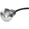 Luce di cortesia luce LED bianca corpo inox lucido 