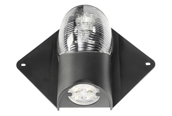 Luce di via/coperta Led 12/24 V corpo bianco 