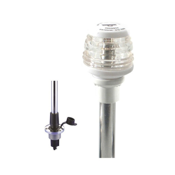 Luce estraibile a 360°-base tonda