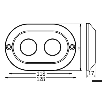 Luce subacquea a LED luce blu 120 W 