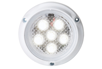 Luce subacquea tonda 134 mm bianca 