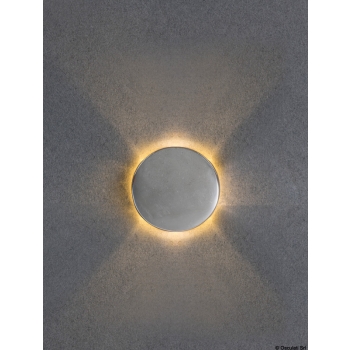 Luci di cort. LED ROUND luce bianca doppio fascio 