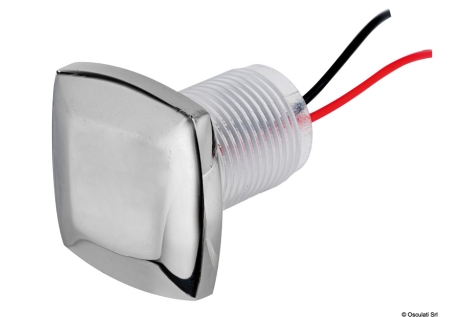 Luci di cort LED SQUARE luce bianca verso il basso 