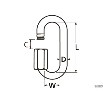 Maglia quick link 6mm 