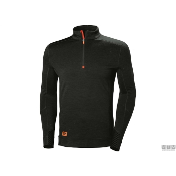 Maglietta hh lifa h zip 990 nero 2xl< 