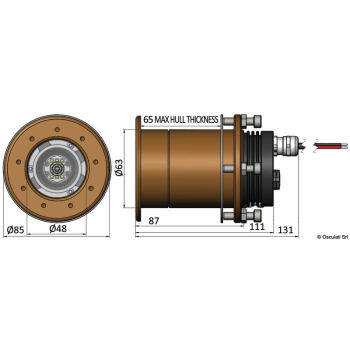 MAKO M24 LED bianco 24V 