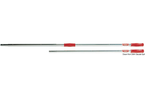 Manico telescopico in lega leggera 160/274 cm 
