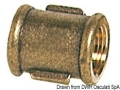 Manicotto ottone femmina/femmina 1/4" 