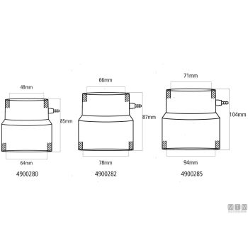 Manicotto ricambio per testa premitreccia 35/40mm