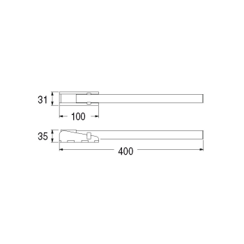 Maniglia di risalita abbattibile