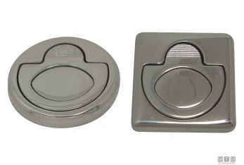 Maniglia incasso 50x50mm inox< 