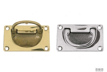 Maniglia incasso 80x49mm ol 