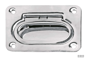 Maniglia incasso el 57x76mm inox< 