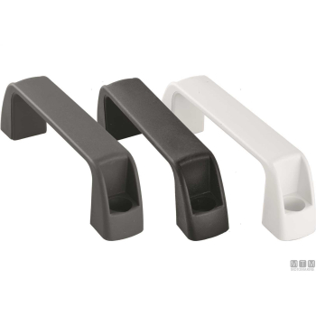 Maniglia l140mm in plastica grigia