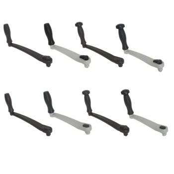 Maniglia per verricello Lofrans', alluminio anodizzato, con fermo e impugnatura speciale, 20 cm, ner