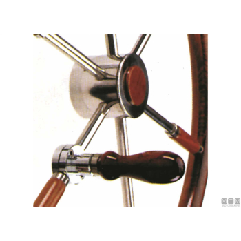 Maniglia pieghevole con morsetto per ruote timone