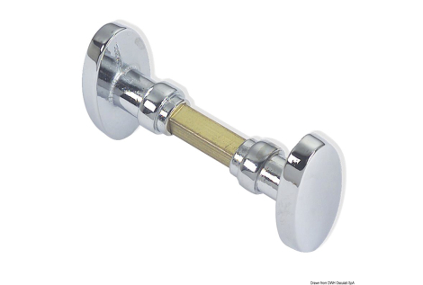 Maniglietta doppio pomolo ottone 